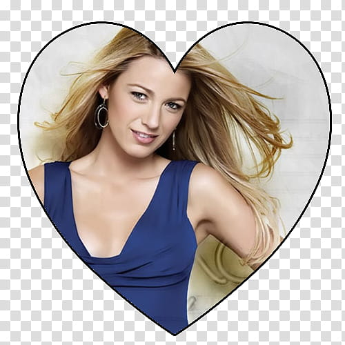 Blake Lively heart transparent background PNG clipart