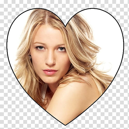 Blake Lively heart transparent background PNG clipart