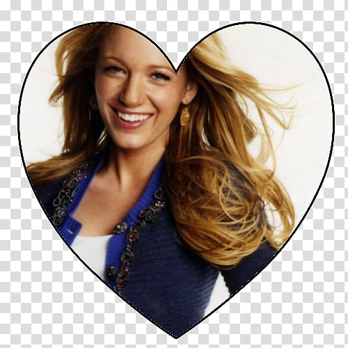 Blake Lively heart transparent background PNG clipart