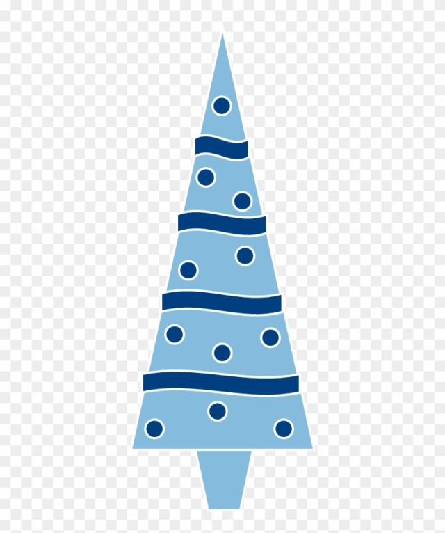 Blue Christmas Tree Clipart Clipartxtras - Christmas Tree Clip Art Blue