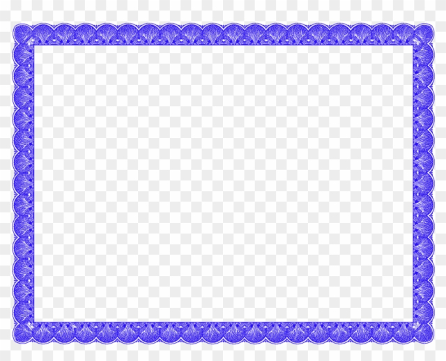 Free: Blue Fancy Certificate Border - Certificate Border Template Png - nohat.cc for Free Printable Certificate Border Templates