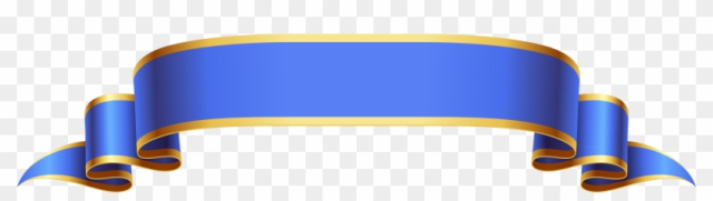 Blue Ribbon Banner Png For Kids - Blue Banner Ribbon Png