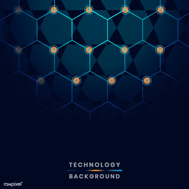 Blue technology background | Free stock vector - 579848