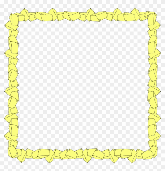 Border Clipart - Transparent Cheese Border