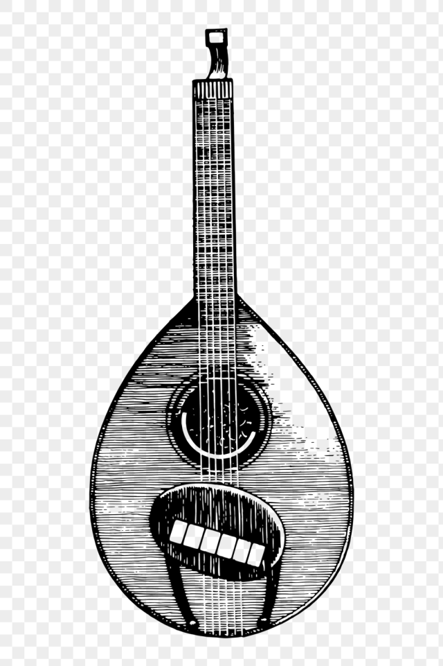Bouzouki png sticker, musical instrument | Free PNG - rawpixel