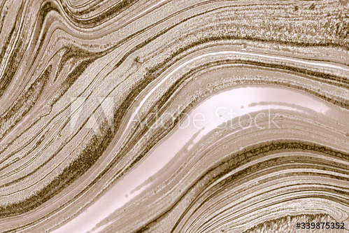 Bronze paint flow