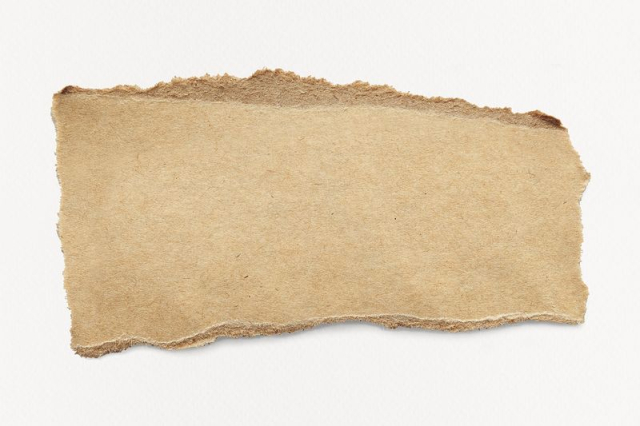 Brown ripped paper, collage element | Free PSD - rawpixel