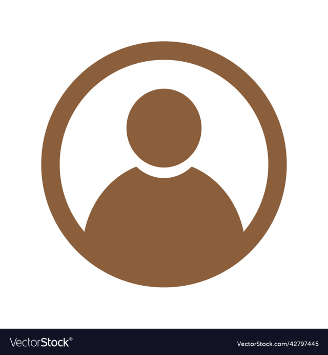 brown user icon