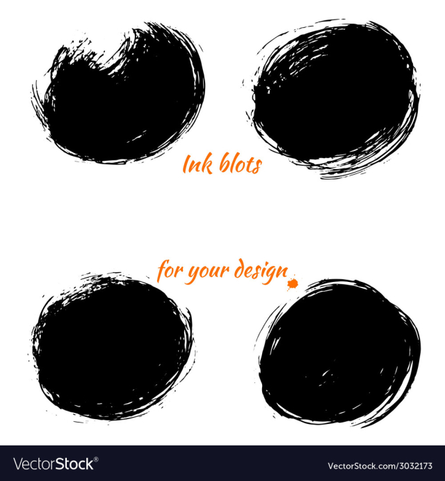 Brush strokes vector image
