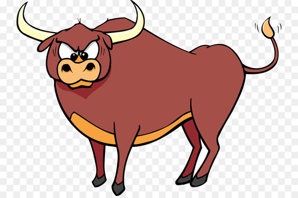Bull Cattle Cartoon Clip art - Red Bull