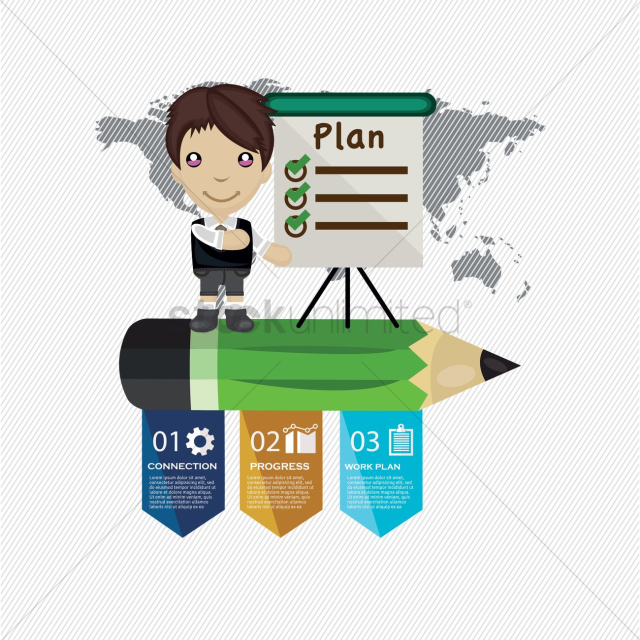 Businessman giving presentation