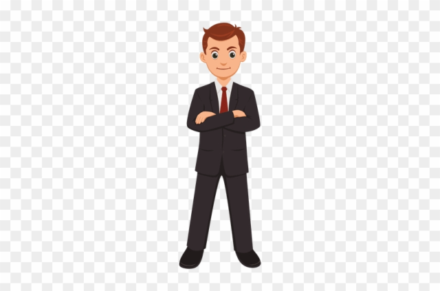 Businessman Profession Cartoon - Businessman Cartoon Png