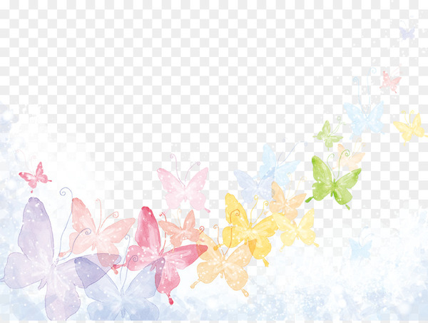 Butterfly Watercolor painting Poster - butterfly 