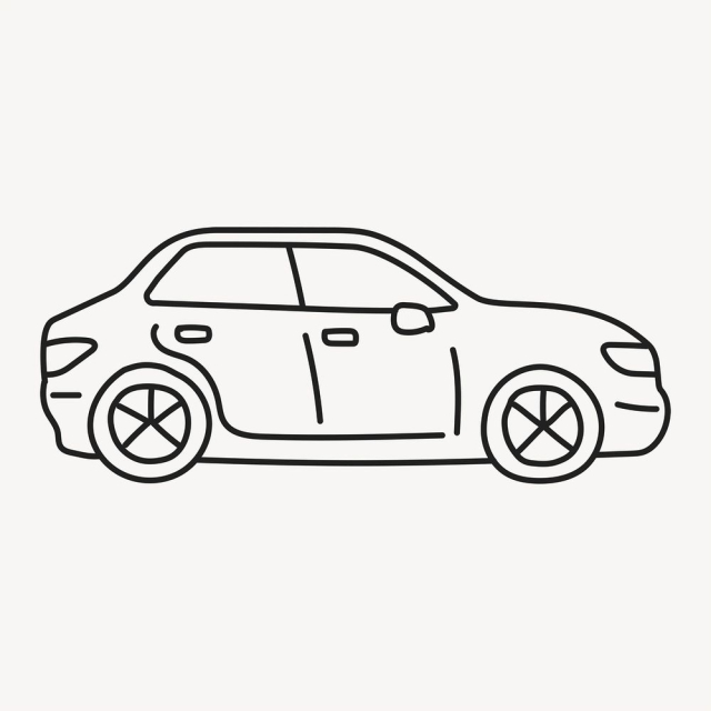 Car sticker, vehicle doodle line | Free PSD Illustration - rawpixel