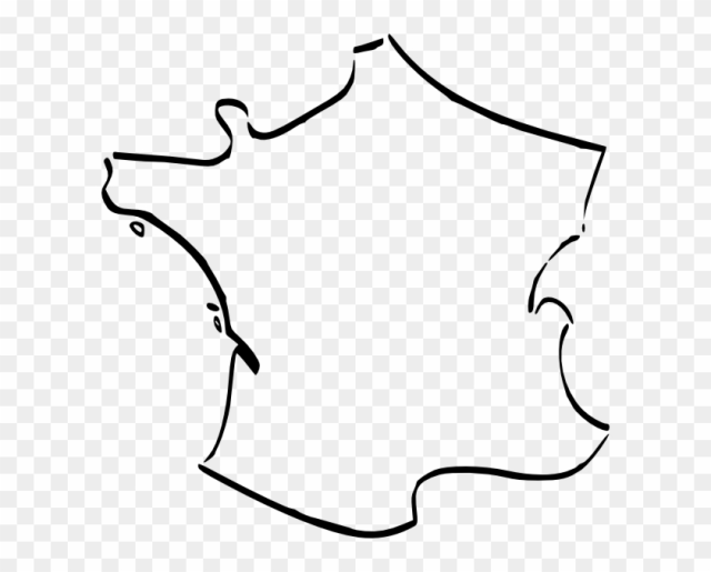Carte - Carte De France Clipart