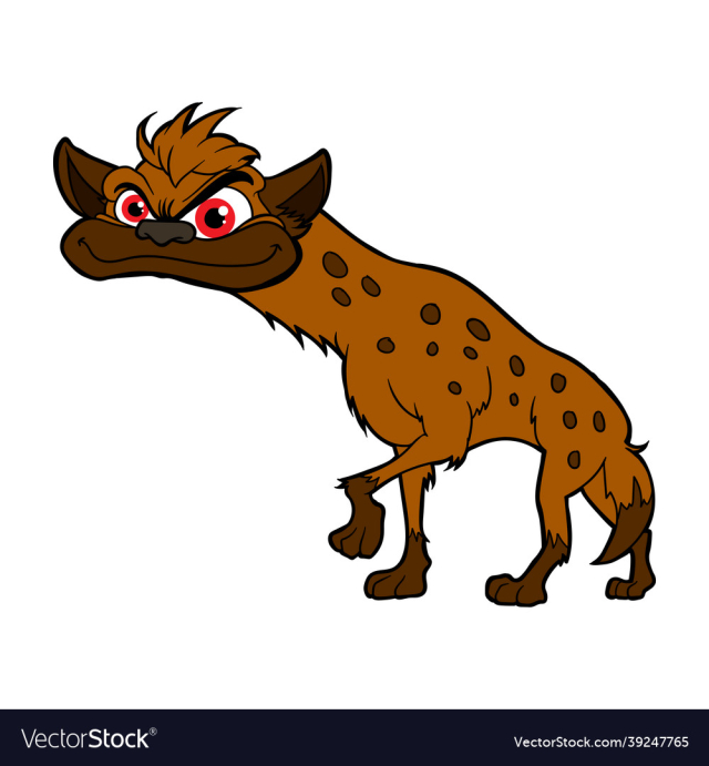 cartoon hyena