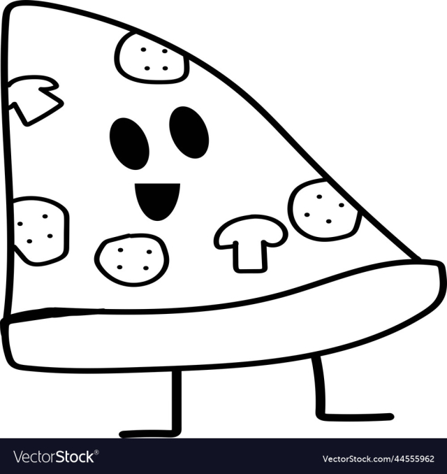 cartoon pizza