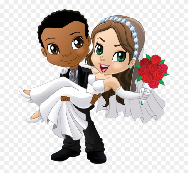 Casamento Mais - Casal De Noivos Desenho