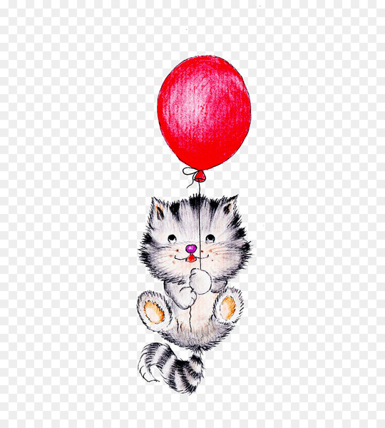 Cat Kitten Bear Balloon - Cute cat