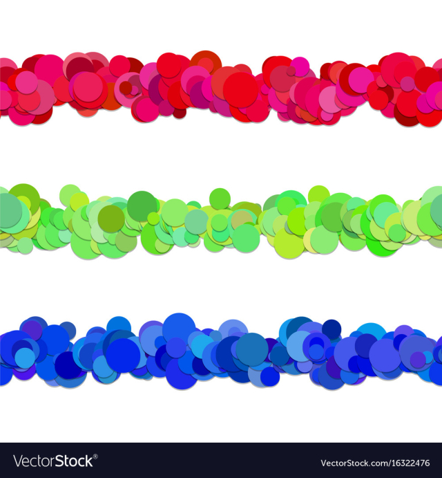 Free: Chaotic dot pattern line separator design set vector image - nohat.cc