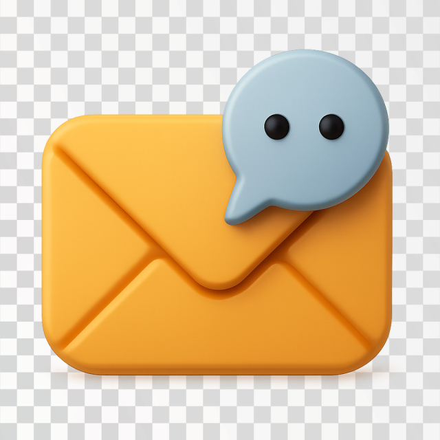 Chat Bubble Over Envelope Icon