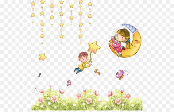 Child Moon - Fanciful child