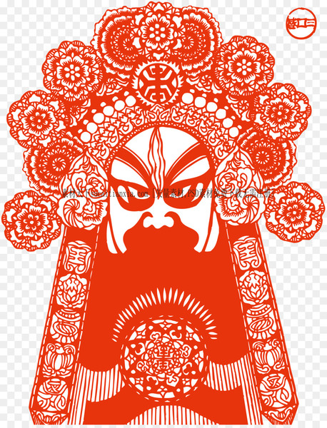 China Chinese paper cutting Peking opera Papercutting - Facebook