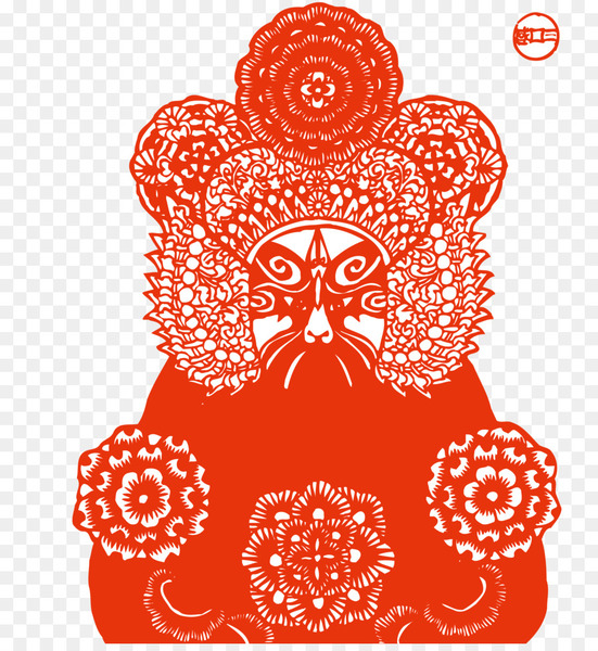 Chinese paper cutting Peking opera Papercutting Double Happiness - Facebook