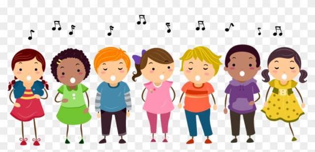 Choir Picture - Kids Singing Clipart