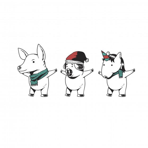 Christmas animals