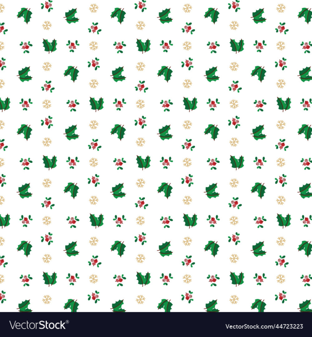 christmas-leaf-pattern