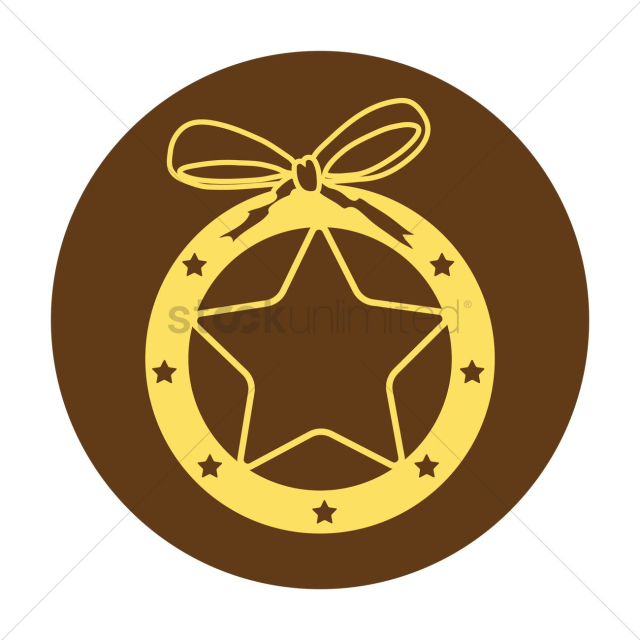 Christmas star wreath
