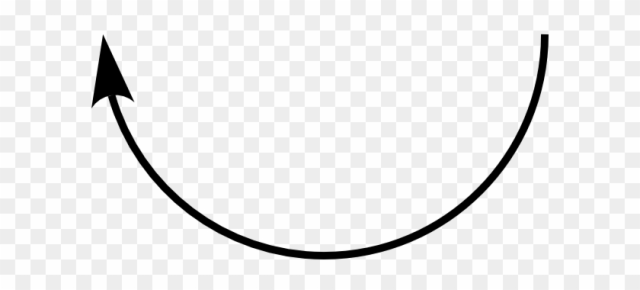 Circle Arrow Clip Art At Clker Com Vector Clip Art - Half Circle Arrow Png