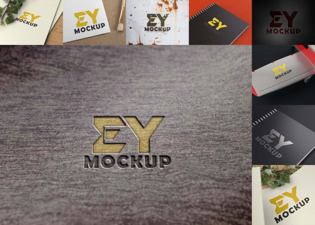 Clean Logo Mockup (PSD)