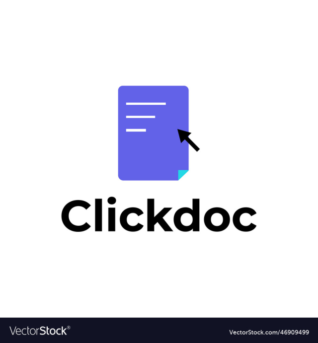 click docs minimal logo design