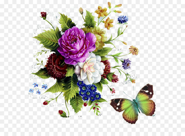Clip art - Art beautiful vintage floral 