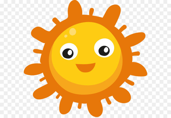 Clip art - Cartoon sun