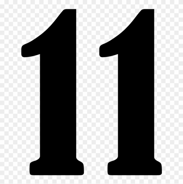 Clipart Of Number 11 - Clipart Of Number 11
