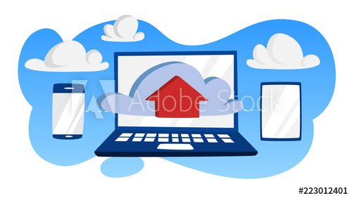 Cloud technology concept