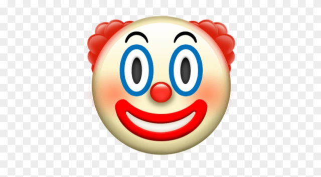Clown Apple Emoji - Clown Emoji
