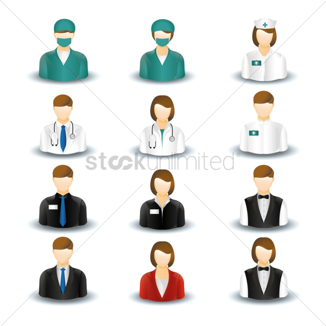 Collection of people and occupations
