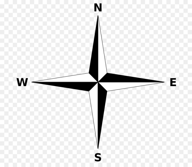 Free Compass rose North Cardinal direction Map Simple Compass Rose nohat.cc