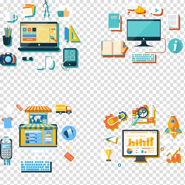 Free: Computer Icon, Color Business computer transparent background PNG ...