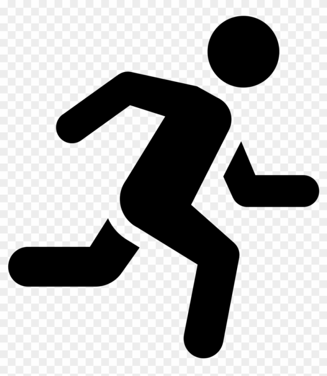 Computer Icons Running Man Clip Art - Running Icon