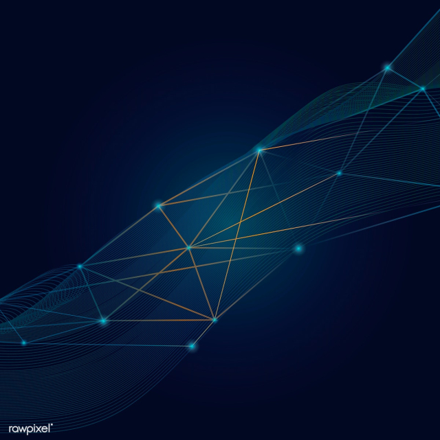 Connections blue background | Free stock vector - 579823
