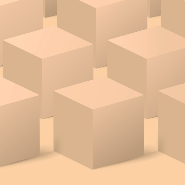 Cream cube pattern background, 3D | Free Vector - rawpixel