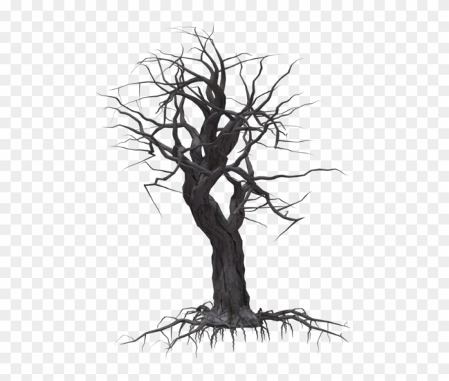 Creepy Tree 05 By Wolverine041269 On Clipart Library - Creepy Tree Transparent Background