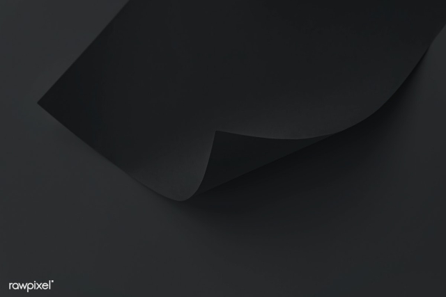 Curled black chart paper on a dark gray background | Free photo - 2375736