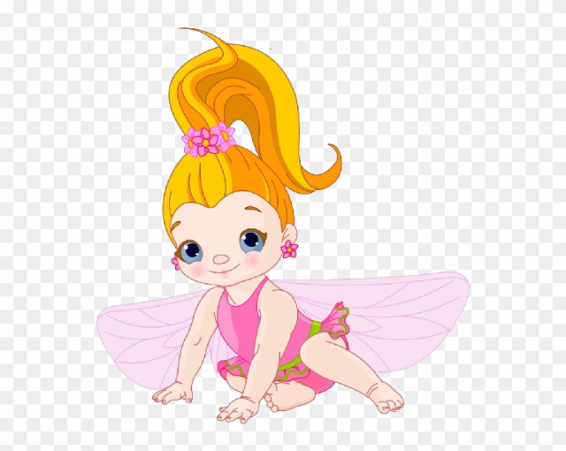 Cute Baby Fairies - Cute Baby In Clip Art
