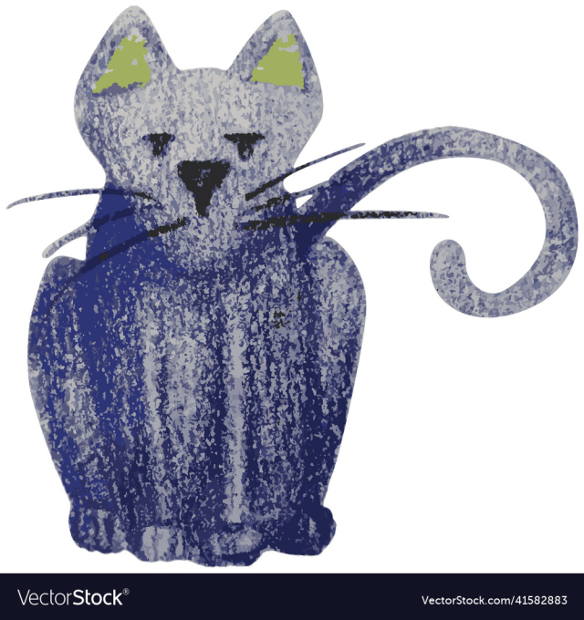 cute blue cat